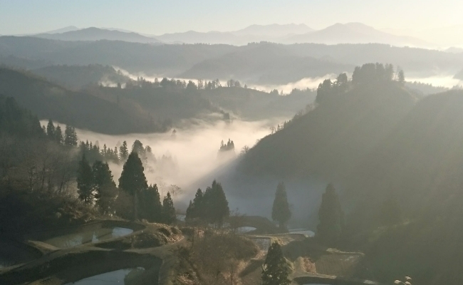 山古志村の雲海