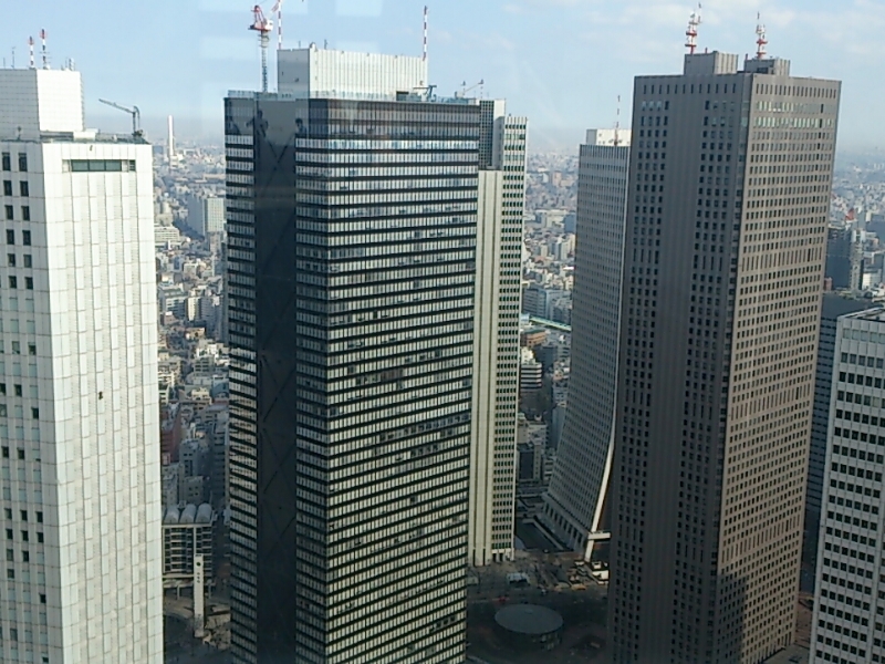 西新宿の高層ビル群