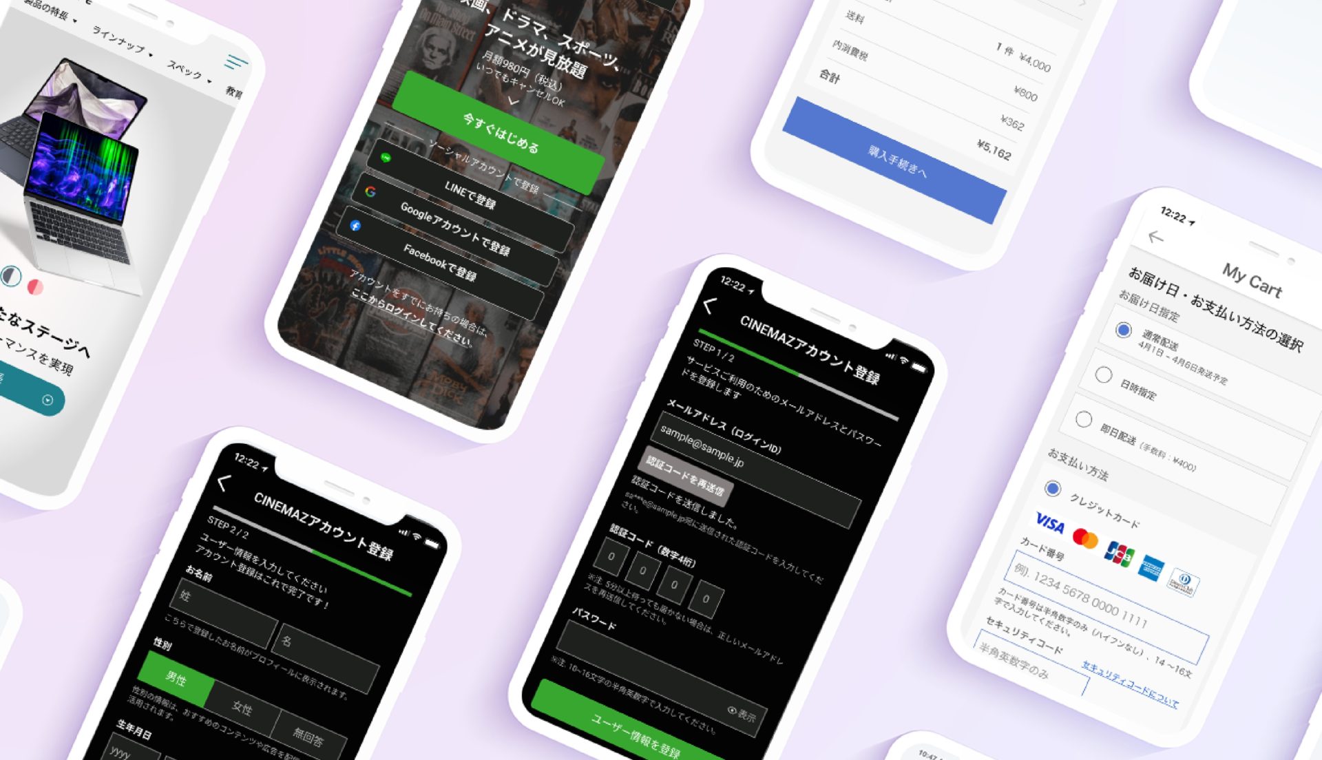 Daily UI #001 / 002 / 003